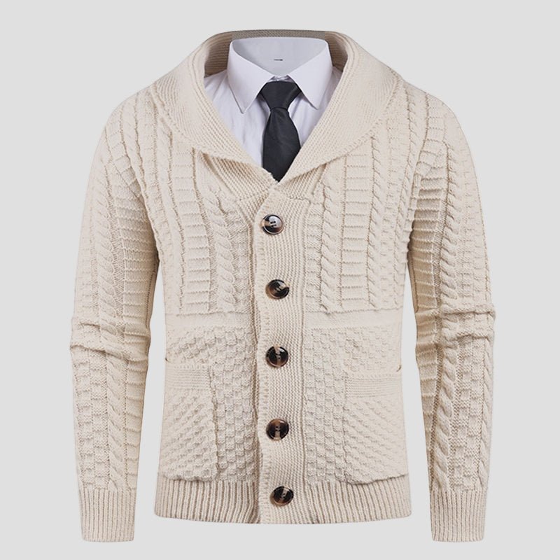 BARNABY CARDIGAN FORMEL EN LAINE
