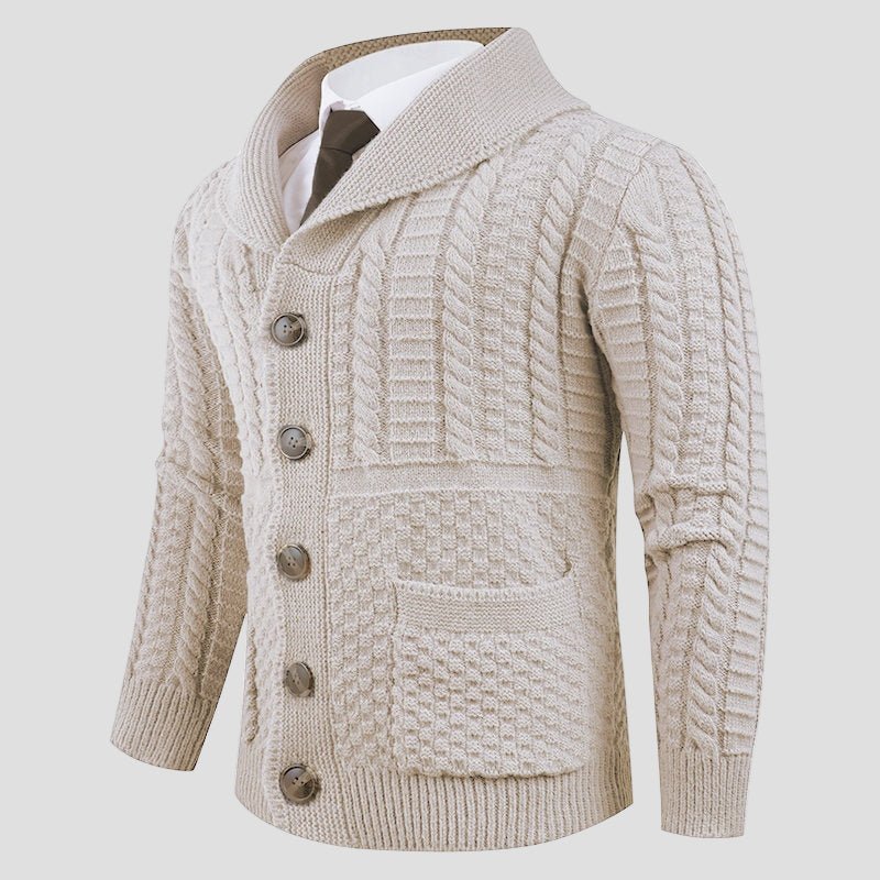 BARNABY CARDIGAN FORMEL EN LAINE