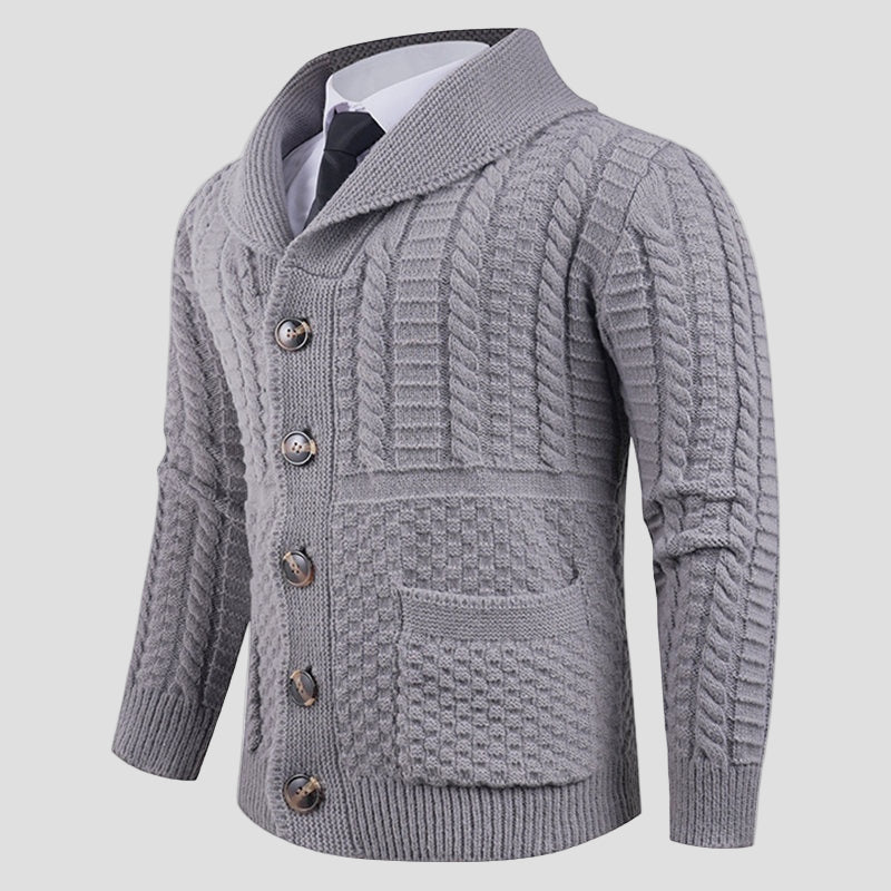 BARNABY CARDIGAN FORMEL EN LAINE