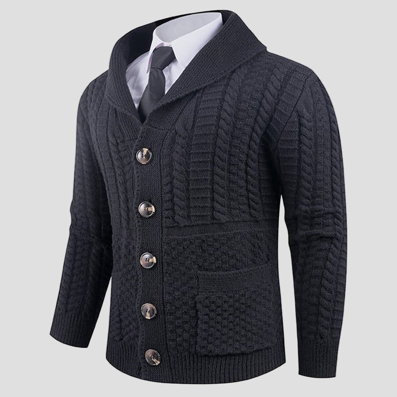BARNABY CARDIGAN FORMEL EN LAINE